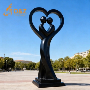 D & Z arte del gruppo artistico moderno casa e giardino decorazione scultura fatta a mano per esprimere emozione astratta scultura d'amore - Product Image 1