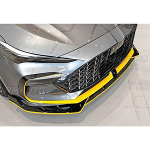 For MG 6Pro 2021 Car Front Bumper <b>Lip</b> Splitter Diffuser Body Kit 3PCS Bumper Guard Protector Cover Car Accessories - Product Image 1