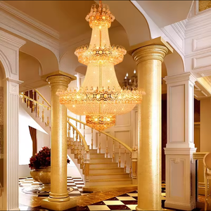 Nouveauté prix usine pendentif salon mariage décor moderne luxe K9 cristal lustres classiques - Product Image 3