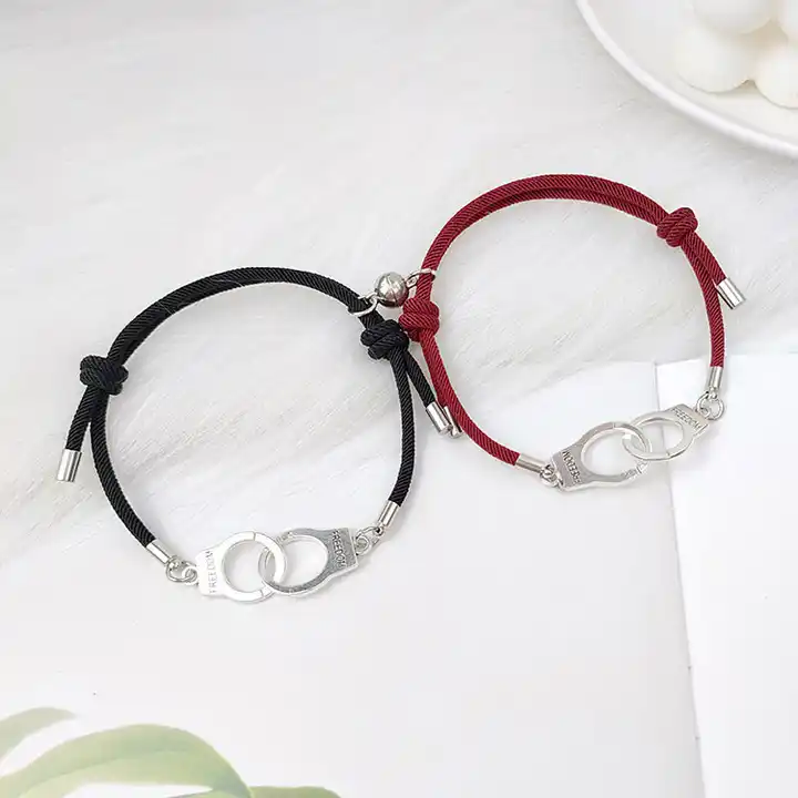 romantic couple double round clasped bracelet| Alibaba.com