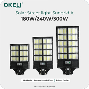 Tốt nhất brightest180w LED năng lượng mặt trời ánh sáng đường phố 240 Watts thương mại năng lượng mặt trời bảng điều khiển ánh sáng đường phố - Product Image 4