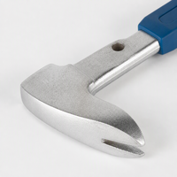 Clé à ongles double extrémité avec poignée bleue pour la rénovation de la maison, le travail du bois, la réparation de planchers et l'élimination des clous