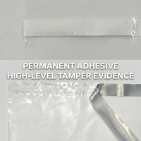 Sacs en polyéthylène transparents à fermeture autocollante avec logo personnalisé et avertissement de suffocation, enveloppes en polyéthylène transparentes pour vêtements, chaussettes, sous-vêtements