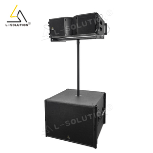 2 adet K208 çift 8 inç ve + 2 adet SB18 tek 18 inç Subwoofer profesyonel çizgi dizi sistemi parti ses hoparlör Dj hoparlör - Product Image 5