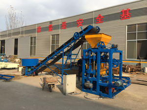 Easy Operating Semi-Automatic <strong>Interlock</strong> Block <strong>Machine</strong> Qt4-24 Hollow Block <strong>Making</strong> <strong>Machine</strong> - Product Image 5