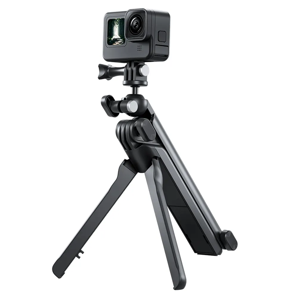 DJI 액션 3/4 카메라 및 휴대 전화를 위한 통합 접이식 삼각대 사마귀 디자인의 텔레신 새로운 액션 카메라 액세서리 3-Way