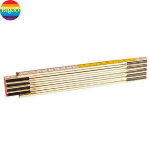 Tùy Chỉnh Màu Kép 2 Mét 10 Gấp Bằng Gỗ Quy Mô Gấp Cai Trị Với Biểu Tượng Tùy Chỉnh Cho Khuyến Mãi - Product Image 6