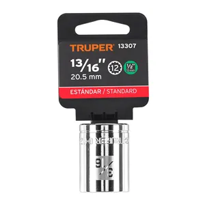 บ็อกซ์ 6 ชิ้น ขนาด 13/16 นิ้ว หัวบล็อก 12 จุด ขับเคลื่อน 1/2 นิ้ว ยี่ห้อ TRUPER - Product Image 4