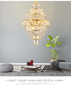 Harlow Lustre En Cristal Moderne De Luxe K9 Lustres En Cristal Plafond Hôtel De Luxe À Vendre - Product Image 5