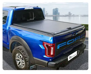 福特f150 F-150 5.5 6.5英尺皮卡尾箱卡车盖可伸缩铝卷帘盖