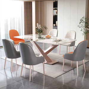 ชุดโต๊ะอาหารและเก้าอี้สไตล์ร่วมสมัย ประหยัดพื้นที่ ดีไซน์มินิมอล โทนสีกลางๆ - Product Image 1