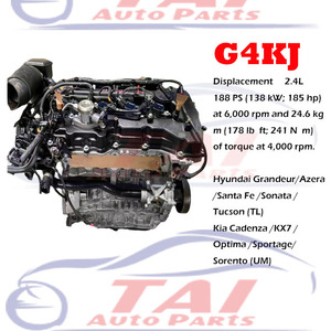 Original usado completo G4KJ motor para <span class=keywords><strong>Hyundai</strong></span> Sonata-YF Tucson Santa-Fe - Product Image 5