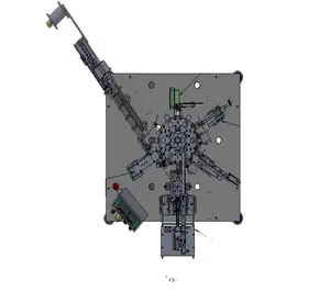 Agulhas de acupuntura do punho de cobre máquina de montagem