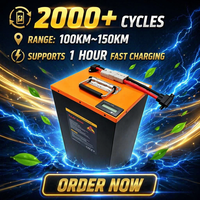 Batterie au lithium OEM ODM à décharge rapide 72V 40Ah 60V 35Ah pour moto électrique et scooter