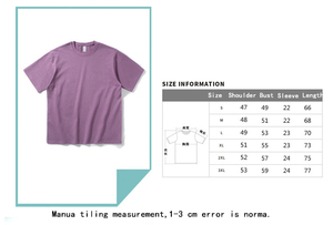 Camiseta MT2553 con Estampado Personalizado y Bordado, 27 Colores, 3XL, 260g, 100% Algodón, Corte Regular, Tallas Grandes para Hombre - Product Image 6