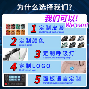 Home Massage Chair Full Body SL Rail 4D Robotic Hand Massage Multi Force Space Capsule Luxury Sofa - Product Image 5