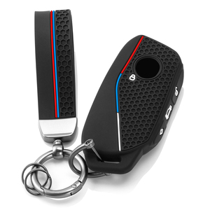 <span class=keywords><strong>Porte</strong></span>-clés en silicone, housse de protection pour clé de voiture <span class=keywords><strong>BMW</strong></span> 530i 540i 550e 750e 740i 760i X1 <span class=keywords><strong>X2</strong></span> X5 X6 X7 M5 iX1 iX2 iX XM i5 i7 2024 2025 - Product Image 5