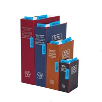 Coffre-fort secret en forme de livre avec serrure à code, construction en ABS et métal, anti-collision, pour rangement domestique