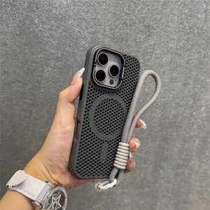 เคสโทรศัพท์ iPhone 17 16 ลายรังผึ้งแบบตาข่ายระบายอากาศ รุ่น Summer Honeycomb PC TPU สำหรับ iPhone 11 พร้อมคุณสมบัติระบายความร้อน - Product Image 1