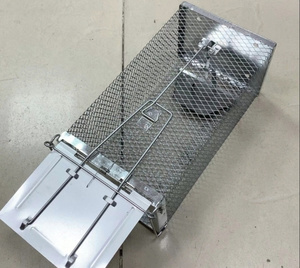 Piège-cage humain pour attraper des rongeurs vivants, en fer, pour souris et rats, pour <span class=keywords><strong>la</strong></span> <span class=keywords><strong>maison</strong></span> et le jardin, réutilisable, pour le contrôle des nuisibles et <span class=keywords><strong>la</strong></span> capture avec appât - Product Image 2