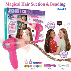 Kit per Acconciature AiJH per Bambini, Set per Creare Trecce Fai-da-Te con Perline Colorate, Strumenti e Accessori per lo Styling dei Capelli - Product Image 1