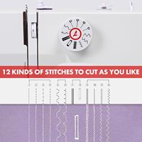 Máquina de Coser Overlock Doméstica Multifunción Automática Eléctrica Portátil para Cuero 825 Mini Máquina de Coser para el Hogar al por Mayor