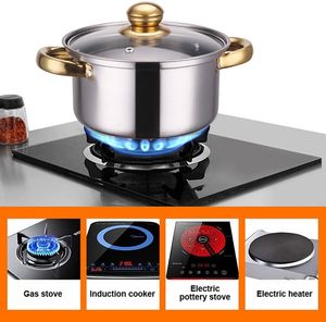 Juego de Utensilios de Cocina de Acero Inoxidable Antiadherente de 12 Piezas, Incluye Sartén y Olla para Uso en la Cocina - Product Image 5