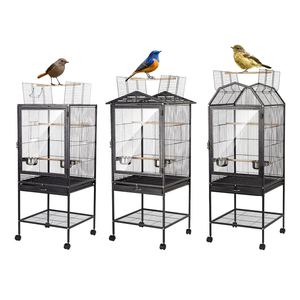 GSF <span class=keywords><strong>Cage</strong></span> à oiseaux pliable de grande taille bon marché <span class=keywords><strong>d</strong></span>'usine <span class=keywords><strong>Cage</strong></span> à oiseaux pliable de grande taille en fil métallique pour oiseaux de compagnie - Product Image 2
