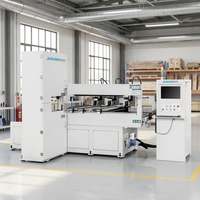 Scie à ruban à tête pivotante CNC robuste de 2500 mm JR-2514, machine à bois pour grands cadres de canapé