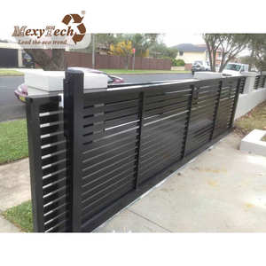 <span class=keywords><strong>Portail</strong></span> coulissant électrique économique Foshan en bois-plastique composite (WPC) avec treillis pour <span class=keywords><strong>garage</strong></span> et panneau <span class=keywords><strong>de</strong></span> clôture composite - Product Image 1