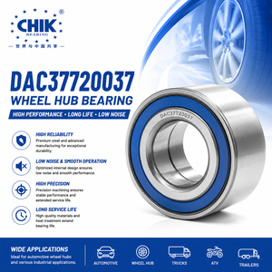 Roulement de moyeu de roue DAC37720037 37x72x37mm, roulements à billes à contact oblique à double rangée pour essieu avant, ISO CE RoHS pour l'automobile - Product Image 1