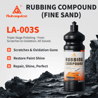 Composé de polissage de peinture automobile de qualité supérieure à grain fin, cire abrasive ultra-fine pour l'élimination des marques de tourbillons et l'amélioration de la brillance miroir