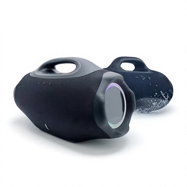 Christmas Gift Portable Mini Outdoor for Speaker RX-09 Deep Bass RGB Light USB Charging 10W Sound Battery Power Plastic