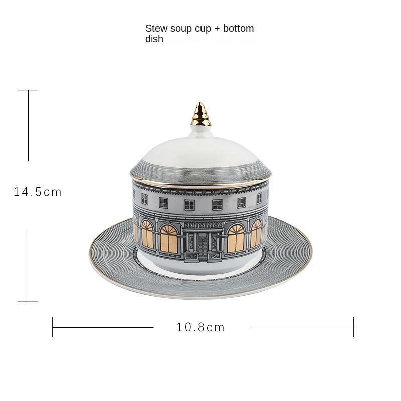 จานก้นหม้อสตูว์ปราสาทหงส์