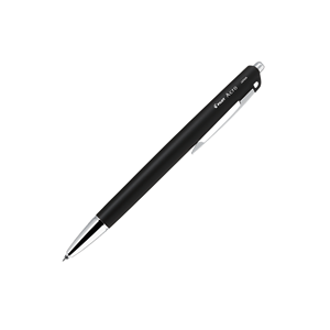 Stylo bille à clic BAC-50EF 0,5 mm, corps en résine mate ultra-mince, clip argenté, portable, écriture fluide pour le bureau - Product Image 1