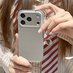 Coque de téléphone personnalisée avec miroir <span class=keywords><strong>argent</strong></span>é pour iPhone 17 Pro Max, design simple, antichoc, protection de l'appareil photo, compatible avec iPhone 16, 15 Plus, 14 - Product Image 3