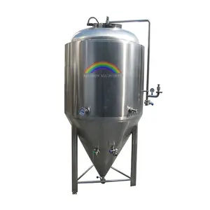 Los fermentadores de acero inoxidable se utilizan para vender sistemas de fermentación de cerveza