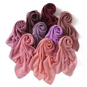 Perla gasa sólida 90 <span class=keywords><strong>centímetros</strong></span> bufanda cuadrada pequeña gasa bufanda cuadrada musulmana gasa bufanda con 50 colores turbante chal - Product Image 4