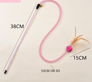 <strong>Cat</strong> Teaser Colorful Feather <strong>Snake</strong> Elastic Convenient Storage Replacement Interactive Promote Emotion Help Sports <strong>Cat</strong> <strong>Toy</strong> - Product Image 4