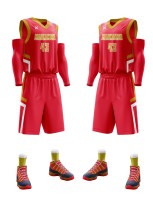 Ensemble d'uniformes de basketball personnalisables de haute qualité avec design personnalisé, sans manches, pour l'entraînement