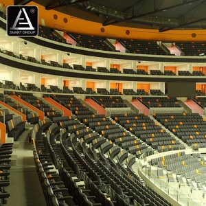 Système de sièges télescopiques pour tribunes de terrain de <span class=keywords><strong>basket</strong></span>-ball, système de sièges rétractables pour gymnase intérieur, système de sièges rétractables pour stade - Product Image 1