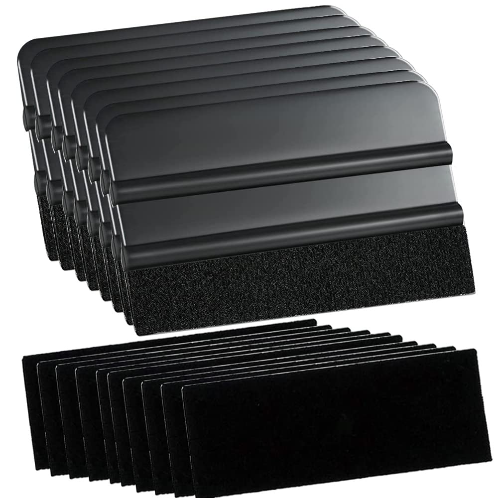 Скребок для автомобиля, Виниловая наклейка синего, черного, красного цветов, подходит для работы с черным и белым фетром