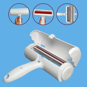 Wholesale <b>Pet</b> Hair Cleaning Two-way Reusable Simple Luxury Dog Hair Remover Roller Sticker Plastic <b>Brush</b> Certified - Product Image 6
