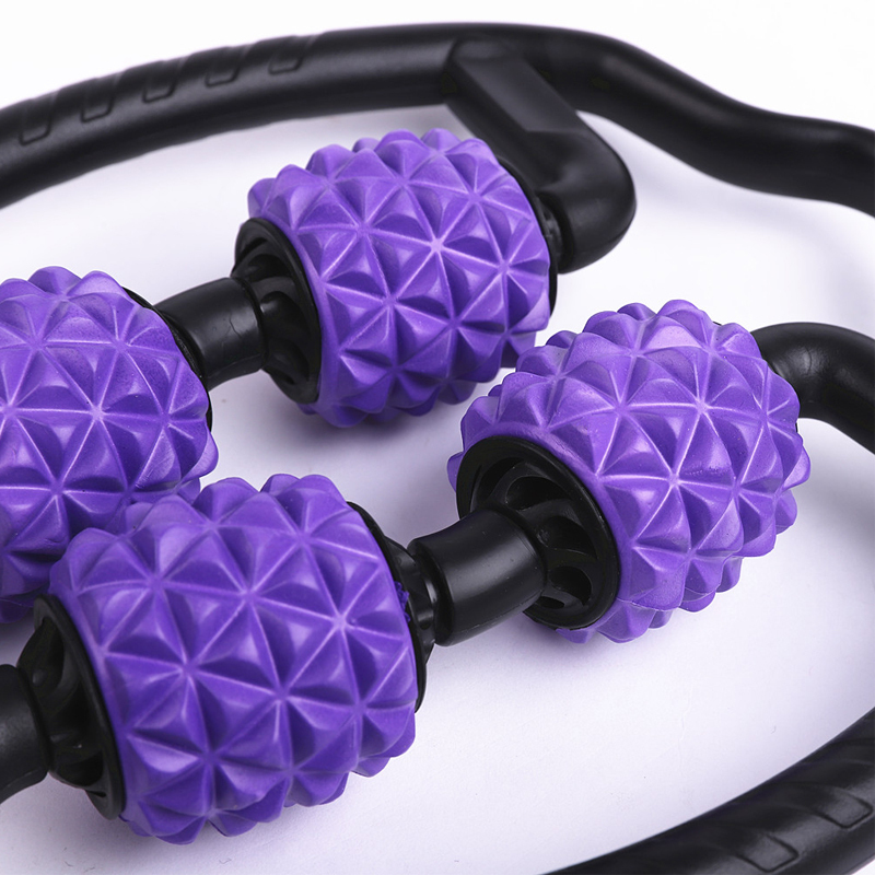 Manuel Double Angle Mousse Rouleau De Muscle Bâton de Massage pour le Soulagement De La Douleur