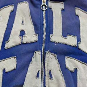 Áo hoodie nỉ streetwear thiết kế riêng phong cách Y2K, logo thêu, unisex, chất dày 360 gsm, áo trơn nam, size lớn, có khóa kéo - Product Image 4