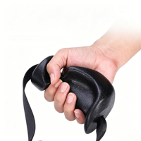 Poignées ergonomiques robustes antidérapantes pour appareil à câbles, sangles en nylon, mousquetons métalliques, poignées de gym, bande de résistance pour exercices de pectoraux