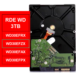 WD30EFZX 3TB HDD Merah NAS 3.5" SATA 6Gb/s 5400RPM 128MB Cache CMR Perekaman NAS Kontrol Keseimbangan Dua Plane Operasi 7x24 Jam - Product Image 1
