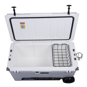 Glacière portable 100L avec roues pour le stockage des aliments, idéale pour le camping et les aventures en plein air - Product Image 6