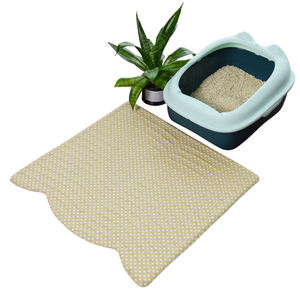 Wasserdichter EVA-Stoff Spritzwasser geschütztes Haus Sauberer Katzenstreu Fang matte Verhindert unordentliche Böden Katzenstreu matte - Product Image 5