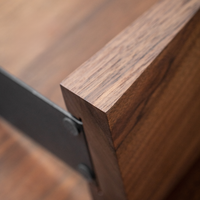 Serre-livres en bois personnalisés, organisateur de porte-livre de bureau à bord incliné minimaliste, support de livre en bois épais pour bibliothèque de bureau à domicile